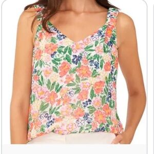 Vince Camuto Floral Tank Top Blouse. size small. NWOT